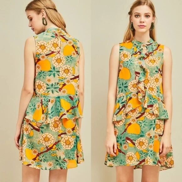 “The Izzy" Retro Print Dress - Picture 3 of 7